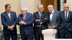 Francisco lvarez Cascos, Vicente lvarez Areces, Antonio Trevn, Juan Luis Rodrguez Vigil y Pedro de Silva