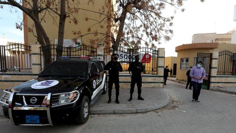 Colegio electoral en Tr�poli, en los comicios locales del pasado febrero