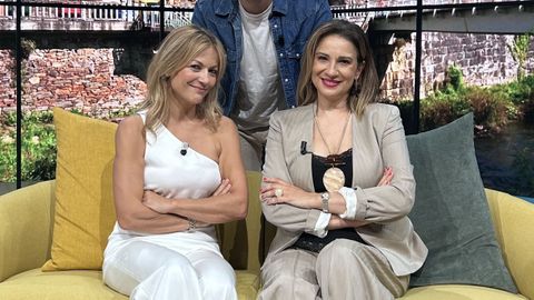 As presentadoras Isabel Blanco e Silvia Jato