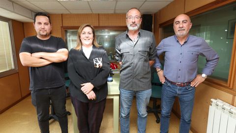 Iago Toba, Sandra Vilela, Carlos Fernández y Javier Sar