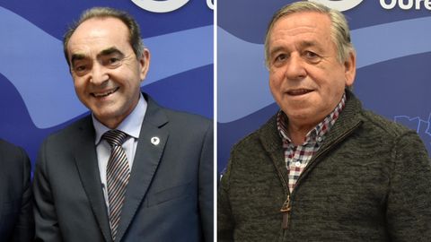 Miguel Cid y Antonio Rodrguez, exalcaldes de A Teixeira y Montederramo