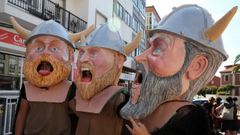 Catoira calienta motores para el desembarco vikingo