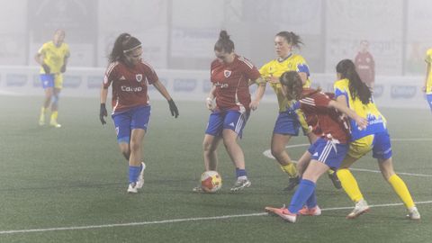 El Berganti�os no pudo con el Friol en un partido marcado por la niebla