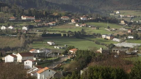 Vista panormica do val de Armentn, en Arteixo.