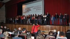 Ram�n Arg�elles con los integrantes de la nueva Coordinadora de IU, antiguo Consejo Pol�tico, elegido en la Asamblea