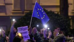 Manifestacin proeuropea en Georgia.