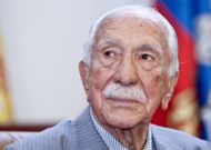 Dar�o Rivas Cando el d�a que recibi� la placa de honor de la provincia de Lugo el a�o pasado. 