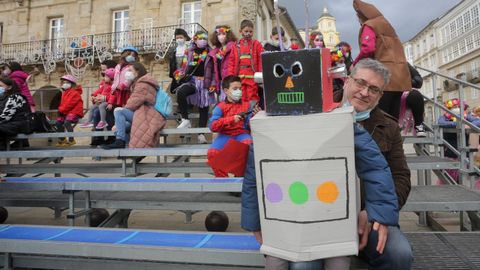 Animacin en el desfile infantil de disfraces