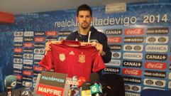 Nolito, en A Madroa hace un a�o tras conocer que se estrenar�a como internacional