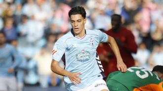 Jones El-Abdellaoui, en el partido entre Celta y Valencia del pasado fin de semana.