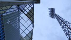 Torres de iluminaci�n de A Malata.
