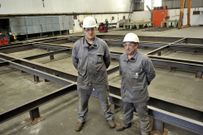 Sergio Ferreira y Ger�nimo Pi��n llevan unos meses en la empresa. 