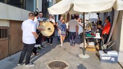 La feria de artesan�a complementa las Festas do Casco Vello en O Barco