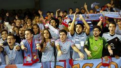 Miembros de Preferencia, durante el �ltimo derbi disputado en Bala�dos.