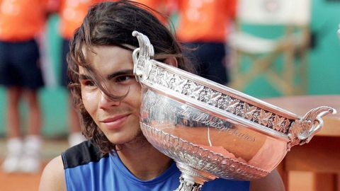 Nadal gan su segunda Copa de los Mosqueteros en 2006 tras derrotar a Federer