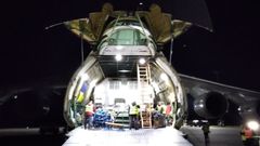 Llegada del sat�lite Amazonas Nexus de Hispasat a Cabo Ca�averal el pasado 16 de enero para su lanzamiento 