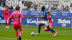 Mariga Real Oviedo Horizontal.Mariga durante el encuentro frente al Cordoba