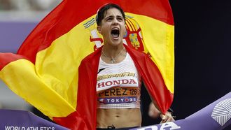 Mar�a P�rez, al conquistar el Mundial de Tokio del 2025.