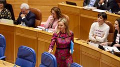 La conselleira Fabiola Garc�a, en el Parlamento
