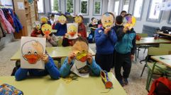 Ni�os de un colegio en una jornada de sensibilizaci�n del programa.