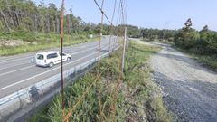 VIMIANZO. Santa Irena. Lugar desde el que se acometer� la ampliaci�n de la autov�a.