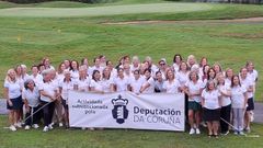 La Asociación de Mulleres Golf Miño reunió a jugadoras de clubes de toda Galicia