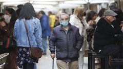 Ambiente en el centro de Lugo el �ltimo d�a del a�o 2021