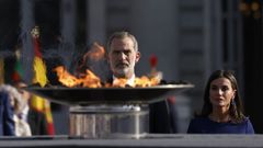 Los reyes presiden el tercer homenaje de Estado a las víctimas del covid