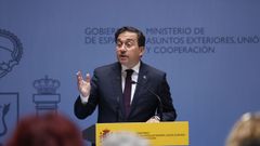 El ministro de Exteriores en funciones, Jos� Manuel Albares.