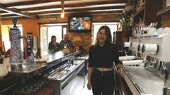 Jessica Garc�a, en Casa Eladio, la taberna que acaba de reabrir en Galdo