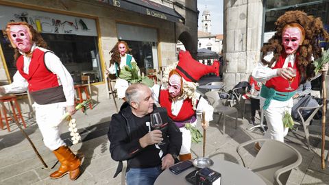Merdeiros por el Casco Vello de Vigo 