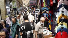 Bazar en el centro de Teheran.