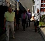 Rey Varela visit� las obras en la sede de Cruz Vermella