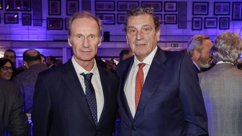Manuel Ángel Jove Santos, presidente de Inveravante, y Santiago Pérez Otero, director gerente de La Voz de Galicia