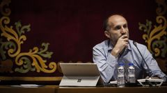 Gonzalo P�rez J�come, durante un pleno