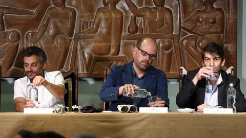 Ferreiro, Noriega y Su�rez, un a�o despu�s de que se convirtieran en alcaldes de sus ciudades