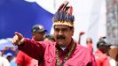 El presidente Maduro, durante un acto de campaa en Puerto Ayacucho. El pas celebra elecciones presidenciales el prximo 20 de mayo