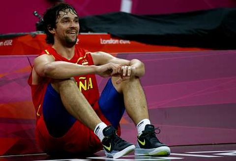 Sergio Llull durante el partido del pasado frente a Australia.