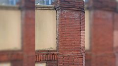 Grietas detectadas en el colegio Quiroga Ballesteros