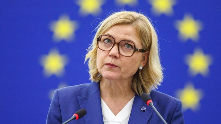 La vicepresidenta ejecutiva de la Comisi�n y responsable de Soberan�a Tecnol�gica, Henna Virkkunen.