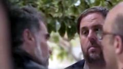 El v�deo que muestra la divisi�n entre los independentistas