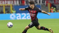 Brahim D�az.Brahim D�az con el Milan