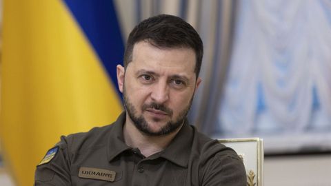 El presidente de Ucrania, Volod�mir Zelenski