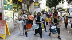 Actuaci�n dentro del programa del Prima 21, el festival del comercio de Santiago