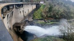 La presa de Eiras lleva 30 a�os acumulando sedimentos.