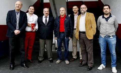 Los responsables del club ejercieron de anfitriones con el alcalde y el presidente provincial.
