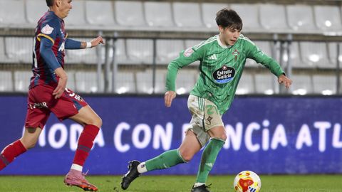 David Carballo, jugador del Racing de Ferrol