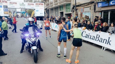 En la meta de la San Marti�o.