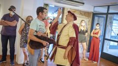 Imagen de la primera visita teatralizada de este verano