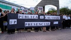 Concentraci�n de afectados del CIFP �nxel Casal